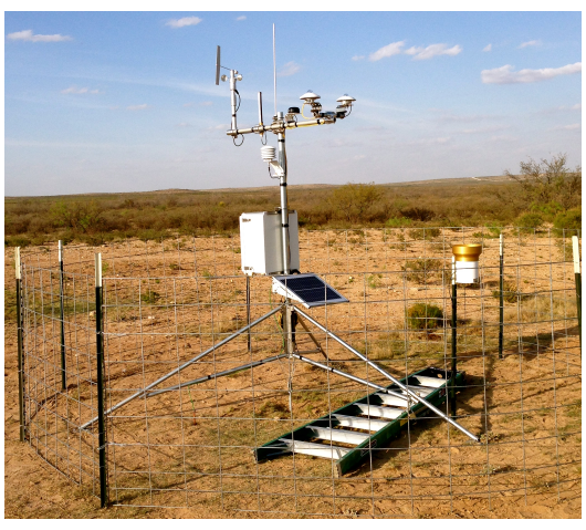 Exemple de station terrestre de prospection solaire (photo gracieuseté de GroundWork Renewables)