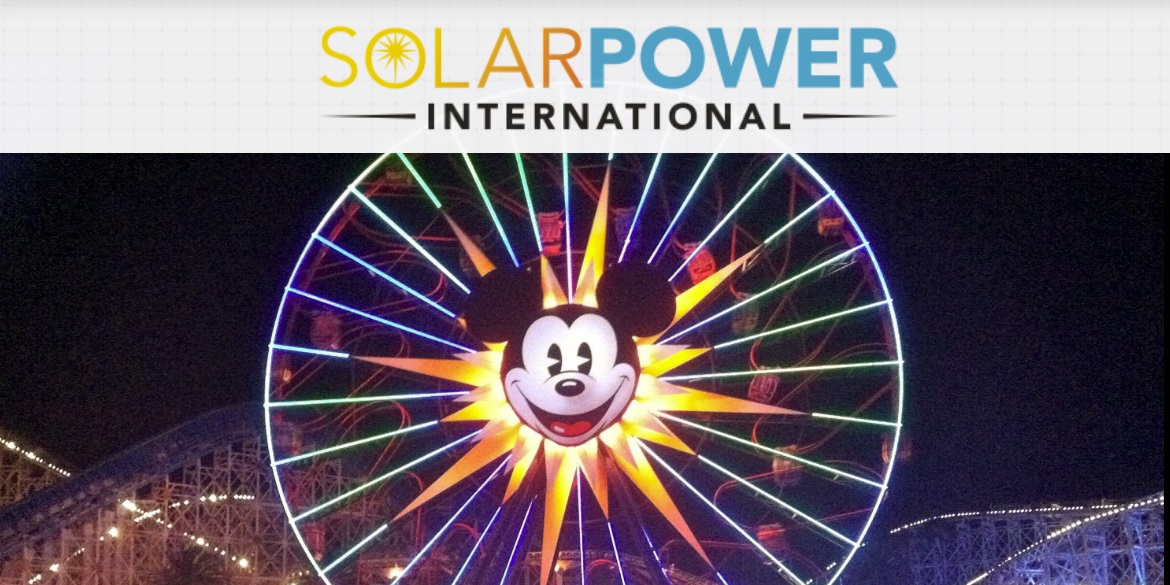 Solar Power International 2015 : Le solaire à Disneyland