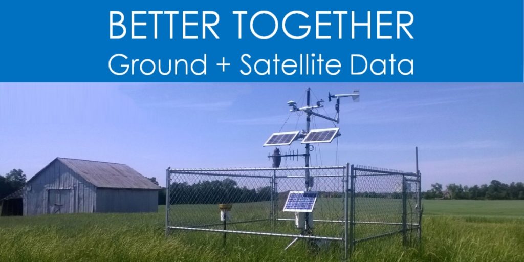 Using ground plus satellite solar irradiance data to reduce risk