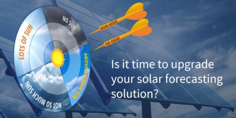 What is the value of accurate solar forecasting for utility-scale PV plants?