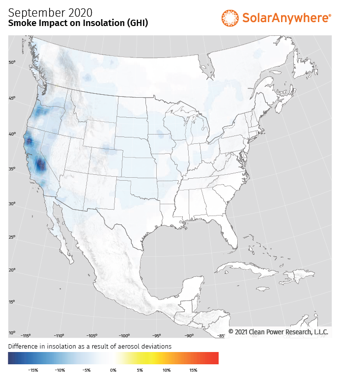 Variation of Solar Insolatin in 10km Grid - Arizona Desert