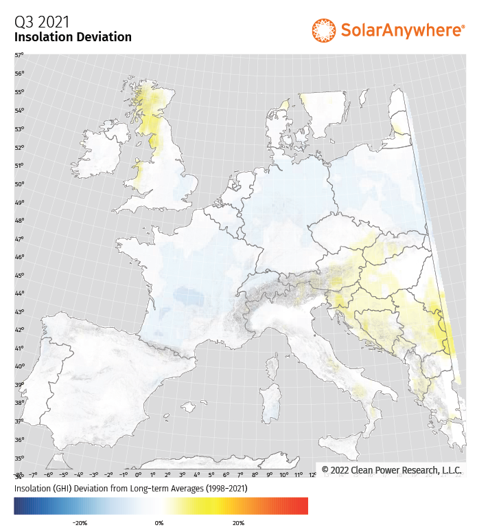 Comparison of SolarAnywhere and PVGIS far-horizon shading data