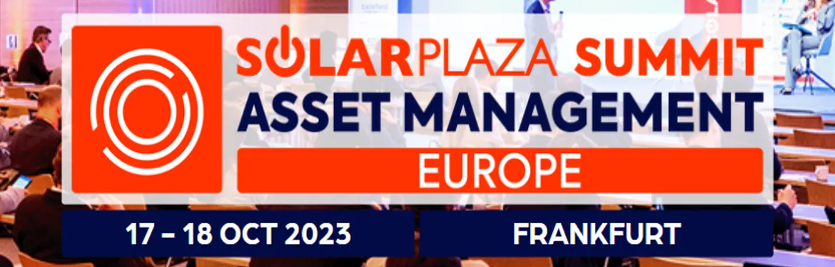 Bannière SolarPlaza Summit Asset Management Europe 2023
