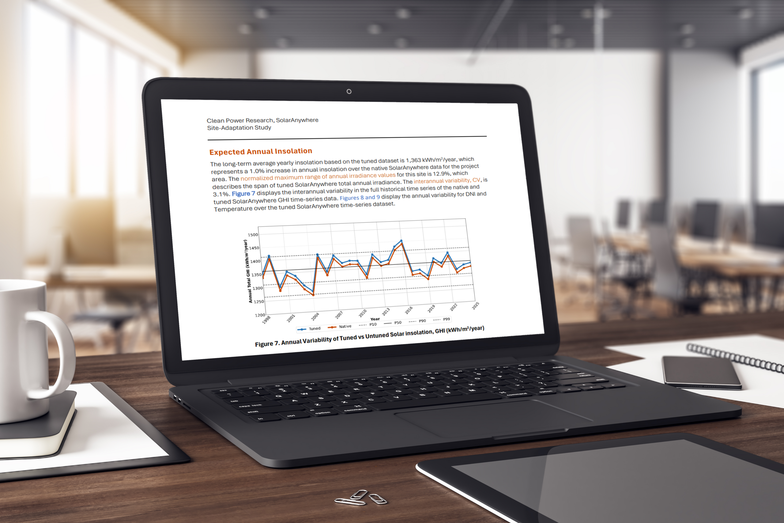 GroundWork and SolarAnywhere Sites Adaptations Reduce Solar Resource Bias and Uncertainty